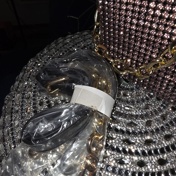 Purple Rhinestone Mini Bag - Picture 5 of 5